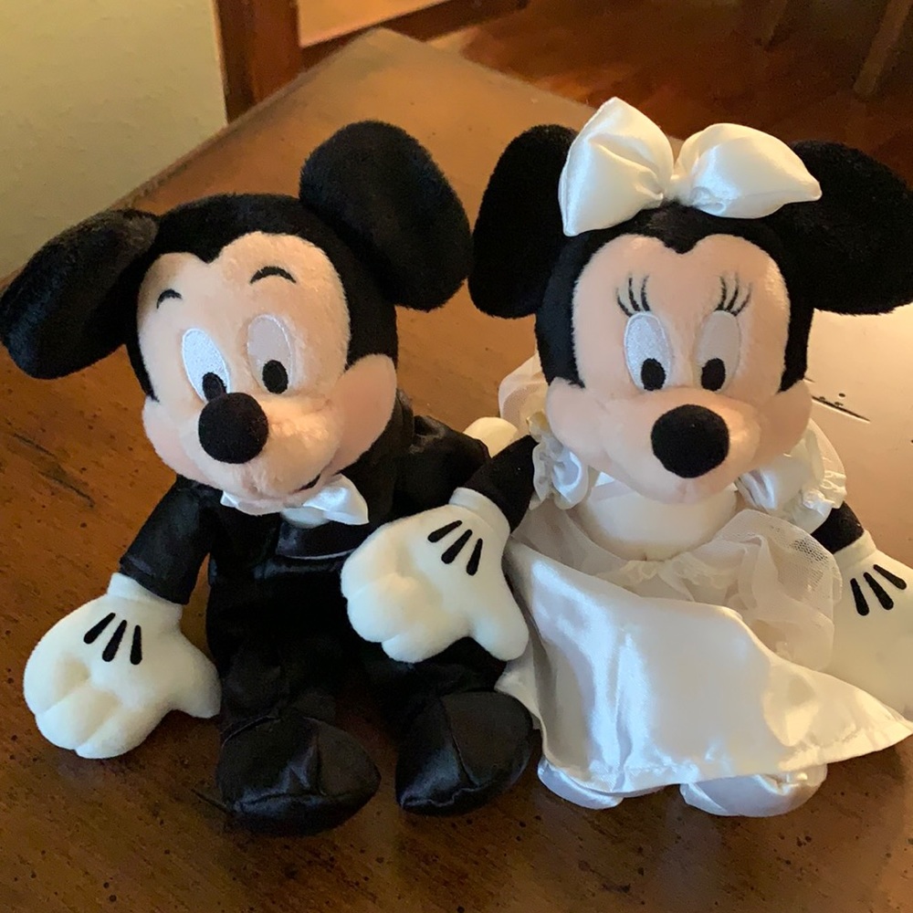 Mickey & Minnie Wedding Plush